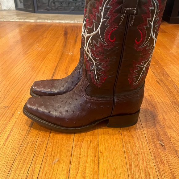 Cowboy boots ostrich skin original brand new